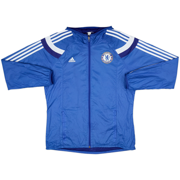 2014-15 Chelsea adidas Hooded Track Jacket - 7/10 - (XL)