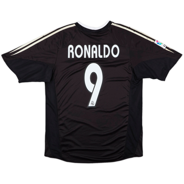 2004-05 Real Madrid Away Shirt Ronaldo #9 - 5/10 - (M)
