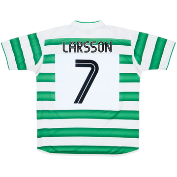 2003-04 Celtic Home Shirt Larsson #7 - 7/10 - (XL)