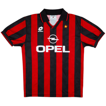 1994-95 AC Milan Basic Home Shirt - 9/10 - (L)