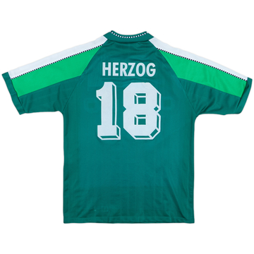 1997-99 Werder Bremen Home Shirt Herzog #18 - 7/10 - (Y)
