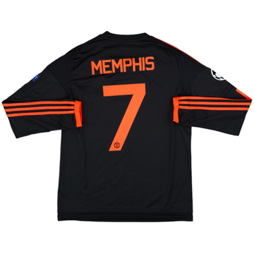 2015-16 Manchester United Third L/S Shirt Memphis #7 - 8/10 - (M)