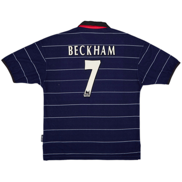 1999-00 Manchester United Away Shirt Beckham #7 - 7/10 - (L)