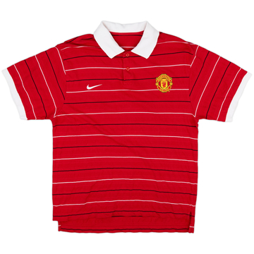 2008-09 Manchester United Nike Polo Shirt - 8/10 - (M)