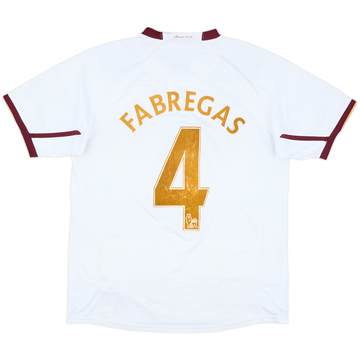 2007-08 Arsenal Away Shirt Fabregas #4 - 6/10 - (M)