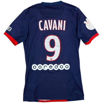 2013-14 Paris Saint-Germain Player Issue Home Shirt Cavani #9 - 5/10 - (S)