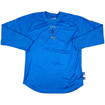 2004-06 Italy Home L/S Shirt - 3/10 - (XL)