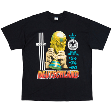 1998-00 Germany adidas Cotton Tee - 8/10 - (XL)