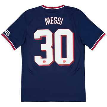 2021-22 Paris Saint-Germain Home Shirt Messi #30 - 9/10 - (S)