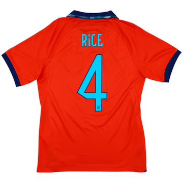 2022-23 England Away Shirt Rice #4 - 9/10 - (S)