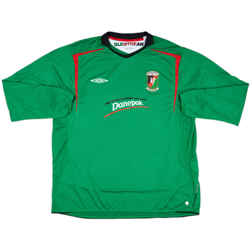 2006-07 Glentoran Home L/S Shirt - 8/10 - (3XL)