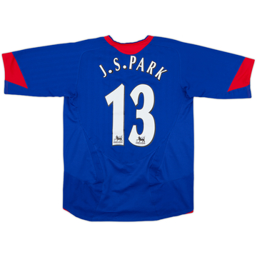 2005-06 Manchester United Away Shirt J.S.Park #13 - 7/10 - (XL.Boys)