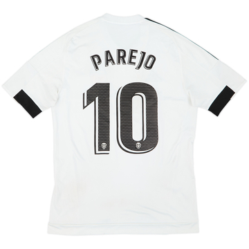 2015-16 Valencia Home Shirt Parejo #10 - 5/10 - (S)