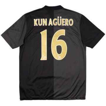 2013-14 Manchester City Away Shirt Kun Aguero #16 - 6/10 - (L)