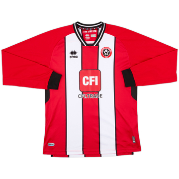 2023-24 Sheffield United Home L/S Shirt - 8/10 - (XXL)