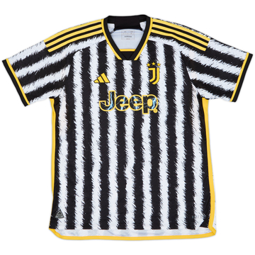 2023-24 Juventus Authentic Home Shirt - 10/10 - (XL)