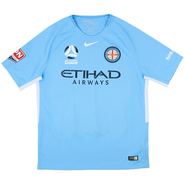 2017-18 Melbourne City Home Shirt - 9/10 - (L)