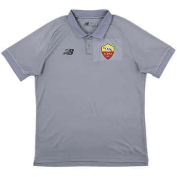 2021-22 Roma New Balance Polo Shirt - 8/10 - (L)