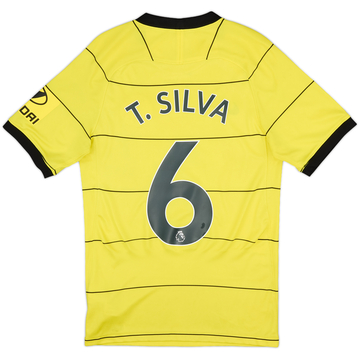 2021-22 Chelsea Away Shirt T.Silva #6 - 8/10 - (XS)