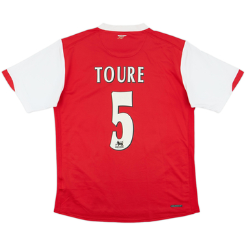 2006-08 Arsenal Home Shirt Toure #5 - 6/10 - (M)