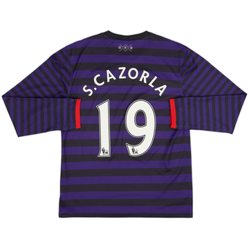 2012-13 Arsenal Away L/S Shirt S.Cazorla #19 - 6/10 - (M)