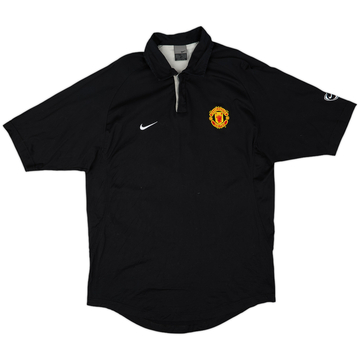 2003-04 Manchester United Nike Polo Shirt - 8/10 - (L)
