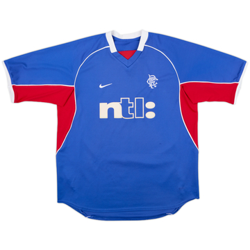 2001-02 Rangers Home Shirt - 8/10 - (L)