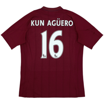 2012-13 Manchester City Away Shirt Kun Aguero #16 - 7/10 - (L)