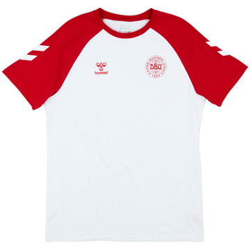 2022-23 Denmark Hummel Cotton Tee - 8/10 - (L)