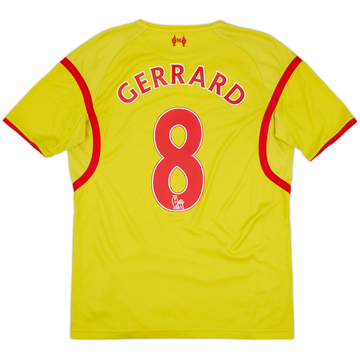 2014-15 Liverpool Away Shirt Gerrard #8 - 5/10 - (S)