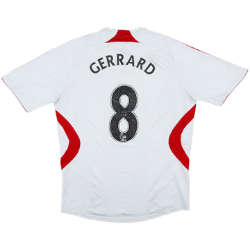 2007-08 Liverpool Away Shirt Gerrard #8 - 4/10 - (M)