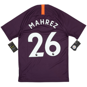 Camiseta de la tercera equipación del Manchester City 2018-19 Mahrez #26 (S)