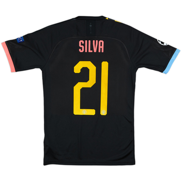 2019-20 Manchester City Away Shirt Silva #21 - 8/10 - (S)