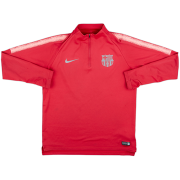 2018-19 Barcelona Nike 1/4 Zip Drill Top - 7/10 - (M)