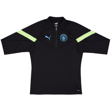 2022-23 Manchester City Puma 1/4 Zip Drill Top - 9/10 - (M)