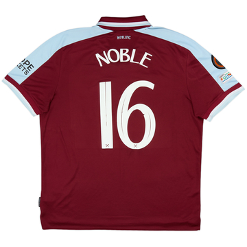 2021-22 West Ham Home Shirt Noble #16 - 6/10 - (XXL)