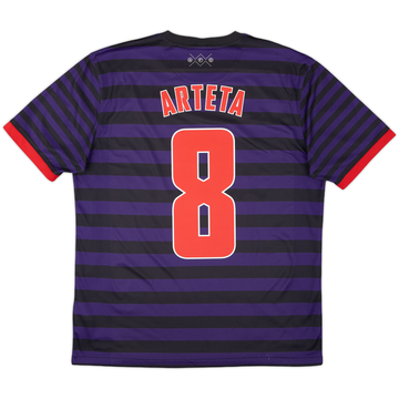 2012-13 Arsenal Away Shirt Arteta #8 - 7/10 - (L)