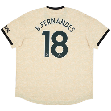 2019-20 Manchester United Authentic Away Shirt B.Fernandes #18 (XXL)