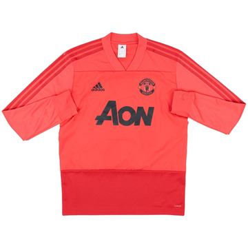 2018-19 Manchester United adidas Drill Top - 7/10 - (M)
