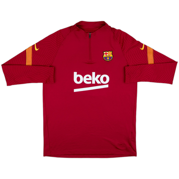 2020-21 Barcelona Nike 1/4 Zip Drill Top - 8/10 - (L)