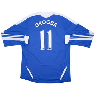 2011-12 Chelsea Home L/S Shirt Drogba #11 - 6/10 - (XXL)