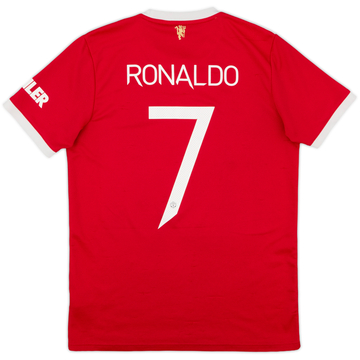 2021-22 Manchester United Home Shirt Ronaldo #7 - 5/10 - (M)
