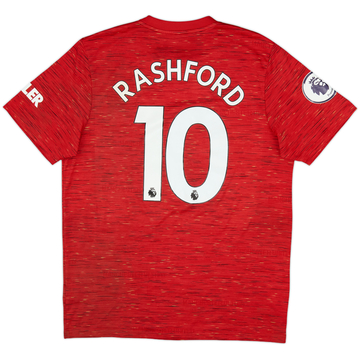 2020-21 Manchester United Home Shirt Rashford #10 - 8/10 - (L)