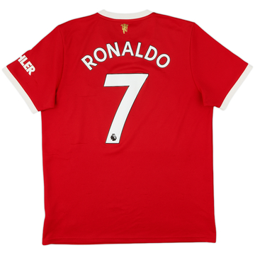2021-22 Manchester United Home Shirt Ronaldo #7 - 6/10 - (L)