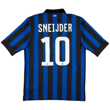 2011-12 Inter Milan Home Shirt Sneijder #10 - 8/10 - (M)