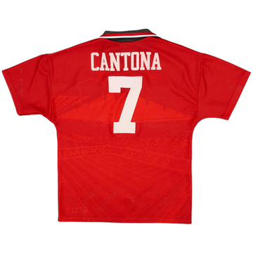 1994-96 Manchester United Home Shirt Cantona #7 - 5/10 - (Y)