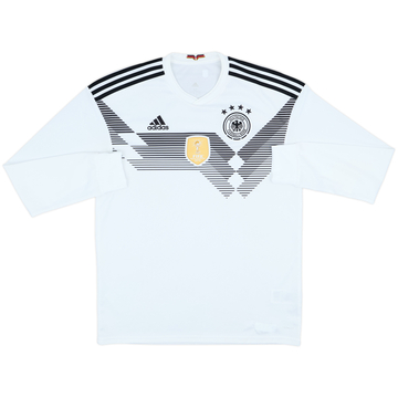 2018-19 Germany Home L/S Shirt - 8/10 - (M)
