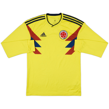 2018-19 Colombia Home L/S Shirt - 6/10 - (S)