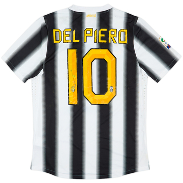 2011-12 Juventus Authentic Home Shirt Del Piero #10 (L)