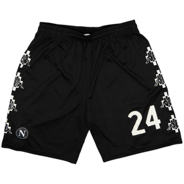 2020-21 Napoli Player Issue Training Shorts #24 - 4/10 - (XXL)